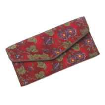 대동사 통영누비 슬리퍼 거실화 실내화 지갑 반지갑 장지갑, 장지갑-꽃향기 빨강