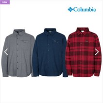 Columbia 컬럼비아 남성 코넬 우드스 플렌넬셔츠 등산 캠핑 긴팔체크셔츠 AE1523