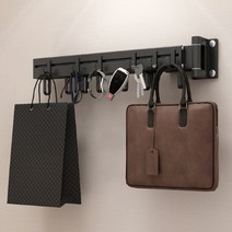 거실 베란다 접착식 벽걸이 행거 옷걸이 철제 걸이, 상품선택, 2단