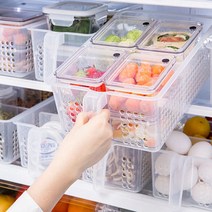 냉장고 수납 정리 멀티 트레이 핸들형