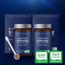윤상철그리포란 윤상철 잎새버섯 함량 100% 분말 60g 천연조미료 베타글루칸, 1set, 120g (세트포장없음/사은품증정)