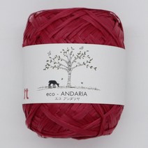 [더니트] 안다리아실 에코 안다리아 하마나카 여름실 가방실 모자실 소품실, 37 레드