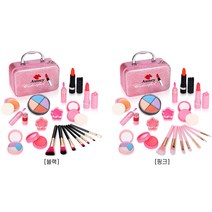 Auney 21피스 메이크업키트 여아어린이 화장품세트 화장놀이 유아장난감 / Auney 21pcs Girls Makeup Kit, 블랙
