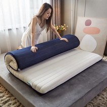 라텍스매트리스 UVR 태국 천연 라텍스 메모리 폼 매트리스 일본식 바닥 매트 침실 다다미 느린 리바운드 킹 침대 풀 사이즈