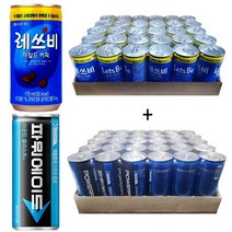 레쓰비 마일드커피(업소용) 175ml(30캔) + 파워에이드 240ml(30캔), 60캔