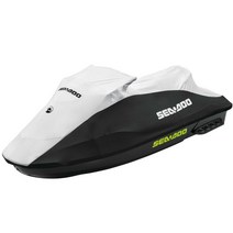 seadoo 제트스키 커버 수상 보트 오토바이 gtx300 rtx260, 3XL, 블랙엣지+실버탑