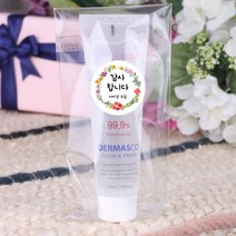 룰루데이 답례품 판촉물 손소독제 더마스코 opp비닐 완포장, 1개, 50oz