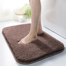 SKANDSALO 양말목 발매트 복층계단 인테리어 코스트코 주방매트 규조토 빨아쓰는 구조토두꺼운 욕실, 80x100cm 머리 높이 약 3cm, 갈색