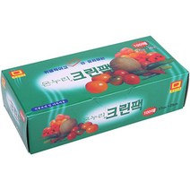 1+1 지퍼백 위생팩 폴리백 소분 밀폐 주머니 특 100매, 3개