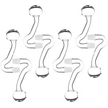 유리연결 어댑터 붕규산염 유리 10mm (8개)