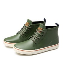 커플 레인 부츠 앵클 부츠 남성 고무 플랫폼 레인 슈즈 시티 방수 미끄럼 방지 레인 슈즈 여성 비 신발