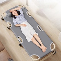 정직과 신뢰 썬베드 접이식침대의자 눕는의자 휴대용 사무실, 26. (75x190cm) 브라운매트 4단각도조절