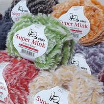 슈퍼밍크 털실 울실 뜨개실, 09 그레이, 1개