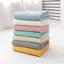 요루 이중거즈 뉴 바이오워싱 7color 아기원단 패브릭 퀼트천, 백아이보리