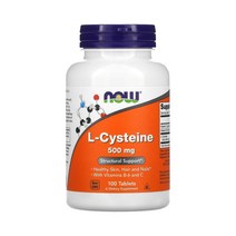 나우푸드 엘시스테인 500mg 100정 타블렛, 1개, 1개