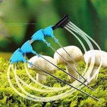 침봉기 물 주입기 버섯 재배기 곰팡이 번식 수동 장치, 25cm 5개 바늘+5개 채널+5m 튜브