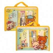 필박스 리락쿠마 실속만점 문구 세트 키즈 가방 캐릭터 초등 선