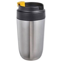 이케아 IKEA 휴대용 보온 머그컵 350ml 실버블랙 지름8x16cm 스테인리스