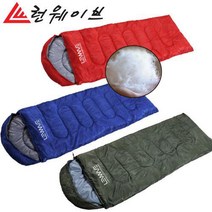 [트윈스몰] 차박 캠핑 비박 텐트 필수품! 런웨이브 하계용 사계절 침낭 700g, 약174x28x72cm, 레드