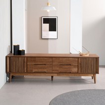 [에보니아] 가우스 거실장1800, 브라운