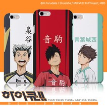 하이큐!! 팀컬러비쥬얼 어나덜스쿨 하드케이스