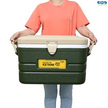 코멕스 아이스탱크 40리터+팩2(그린)아이스박스쿨러백