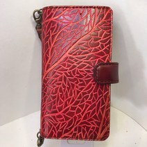 광주폰케이스 천연가죽 수공예 핸드폰케이스 겨울나무 적갈색