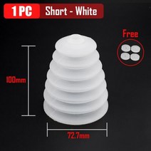 가정용 싸이클론 집진기 목공 페스툴 전기 드릴 먼지 커버 고무 충격 해머 방진 장치 4 개의 패드가있는 전동 공구 액세서리, White dust cover, White dust cover