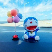 자동차 장식품 인싸템 차내 애니메이션 액세서리 Dora A꿈 수면 대웅 대쉬보드 카튜닝용품 여성 2870669203, 앉은 자세 _마카 용풍선 (방석을 배