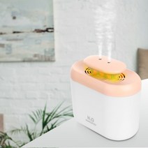 이클아트 대용량 듀얼 가습기 안전 아기 신생아 거실 사무실 국민 숨쉬네 통세척, LED가습기(A12/핑크)