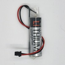 도시바 TOSHIBA ER6V 3.6V 2000mAh DF3-2P ER6VC119A ER6VC119B MR-J3BAT Yaskawa ER6VLY PLC 배터리, 1개