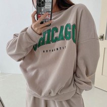 쉬즈아츠 기모 시카고후리스SET 트레이닝복세트 츄리닝 긴팔 SET (3color) 루즈핏 국내제작