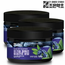 조은약초 유기농 동결건조 빌베리 분말 가루 파우더 100g x 3, 선택완료, 단품없음