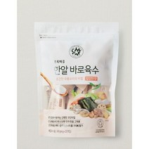 (초록마을) 한알바로육수 (칼칼한맛/4g*20개입), 6개