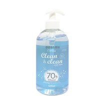 오릭스 클린앤클린 손소독제 520ml 3개