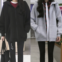 용순언니 bebedi 여성용 테리디 간절기 후드집업 2장