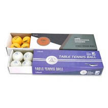 스포츠_ 포부 - 2성 탁구공 12개입 40mm 오렌지 화이트, 선택완료, 포부 2성 탁구공 12개입/주황