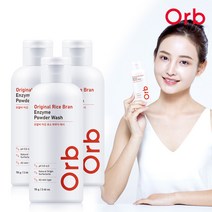 ORB 오리지널 쌀뜨물 미강효소 세안제, ORB세안제 3개