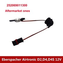 에버스패커 D2 D4 252070011100 + 스트레이너 가스켓 렌치 용 12/24v 2kw 5kw 8kw 주차 히터 글로우 플매트, 02 12V Eber Glow Pin