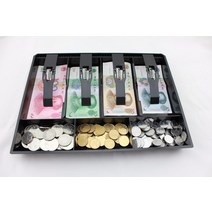 현금계수기 지폐 돈세는기계 위조지폐감별기 플라스틱 돈 카운터 케이스 하드 금전 등록기 상자 새로운 분, 03 Black