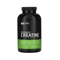 옵티멈뉴트리션 마이크로나이즈드 크레아틴 캡슐 2500mg 200캡슐 모노하이드레이트, 옵티멈 크레아틴 2500mg 200캡슐
