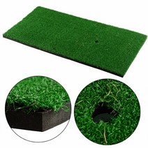 골프 매트 뒷마당 훈련 타격 패드 연습 고무 티 홀더 60x30cm 12 