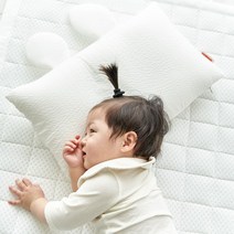 [헬로하이주]먼지없는 쿨케어 리버시블 토끼베개 여름 3D아쿠아 매쉬 유아 신생아 아기