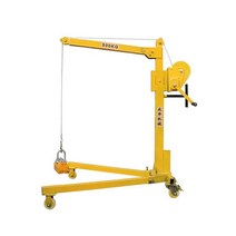 기중기 휴대용 소형수동크레인 엔진크레인 미니리프트, 두꺼운 300 kg (수동 세트)