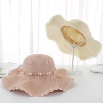 여성 인싸 비치골프캡 자외선 썬캡 밀짚