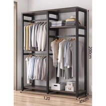 조립식 드레스룸 철제 행거 옷걸이 시스템행거 옷장, D