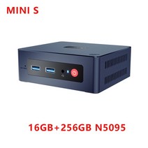Beelink미니S데스크탑게임용컴퓨터 PC 인텔셀러론N5095ProN100 DDR48GB Windows11, 0616GB256GBN5095_01미국
