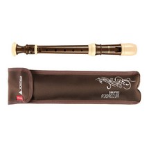 나무무늬 초등 학생 리코더 리코드 독일식 저먼식 리코오더 학교 고급형 수행평가 독일 바로크식 파우치 유치원 삼익 케이스 갈색 레코더