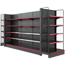 마트 진열장 주문제작 슈퍼 편의점 상품 전시 진열대, 상세이페이지 참고, 화이트 80x32x163 x5단x바퀴