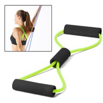 스트레칭밴드 탄력밴드 8자 밴드 근력운동 홈트, 그린CM002838